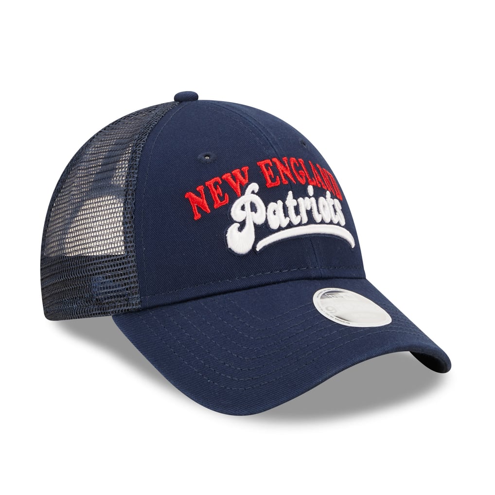 NFL playoff New England Patriots game day ready women’s trucker hats NWOT New Era New England Patriots Ladies 9FORTY Sequin Shimmer  main image 3