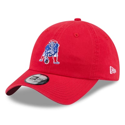 New England Patriots New Era Women's Throwback Casual Classic Adjustable Hat - Red