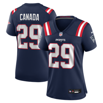 Channing Canada New England Patriots Nike Women's Team Game Jersey - Navy