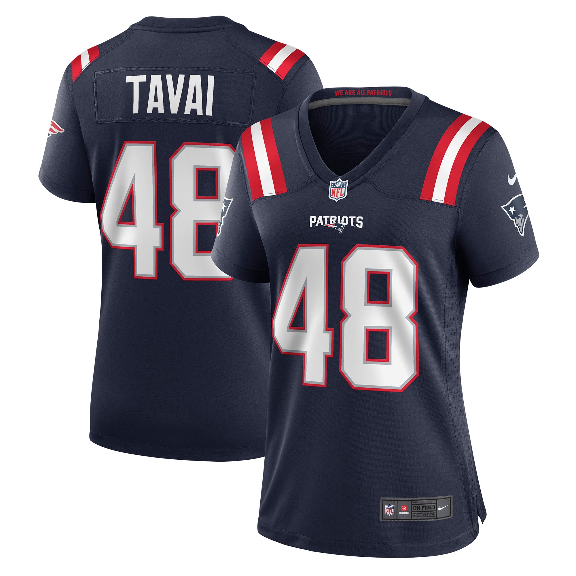 Women's Nike Jahlani Tavai Navy New England Patriots Game Jersey