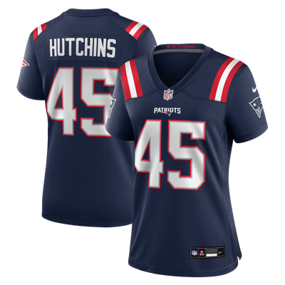 Quintayvious Hutchins New England Patriots Nike Women's Team Game Jersey - Navy