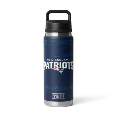 New England Patriots YETI 26oz. Fandom Rambler Chug Water Bottle