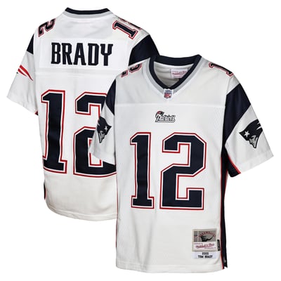 Tom Brady New England Patriots Mitchell & Ness Youth 2000 Legacy Replica Jersey - White
