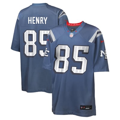 Hunter Henry New England Patriots Nike Youth Rivalries Collection Game Jersey - Storm Blue