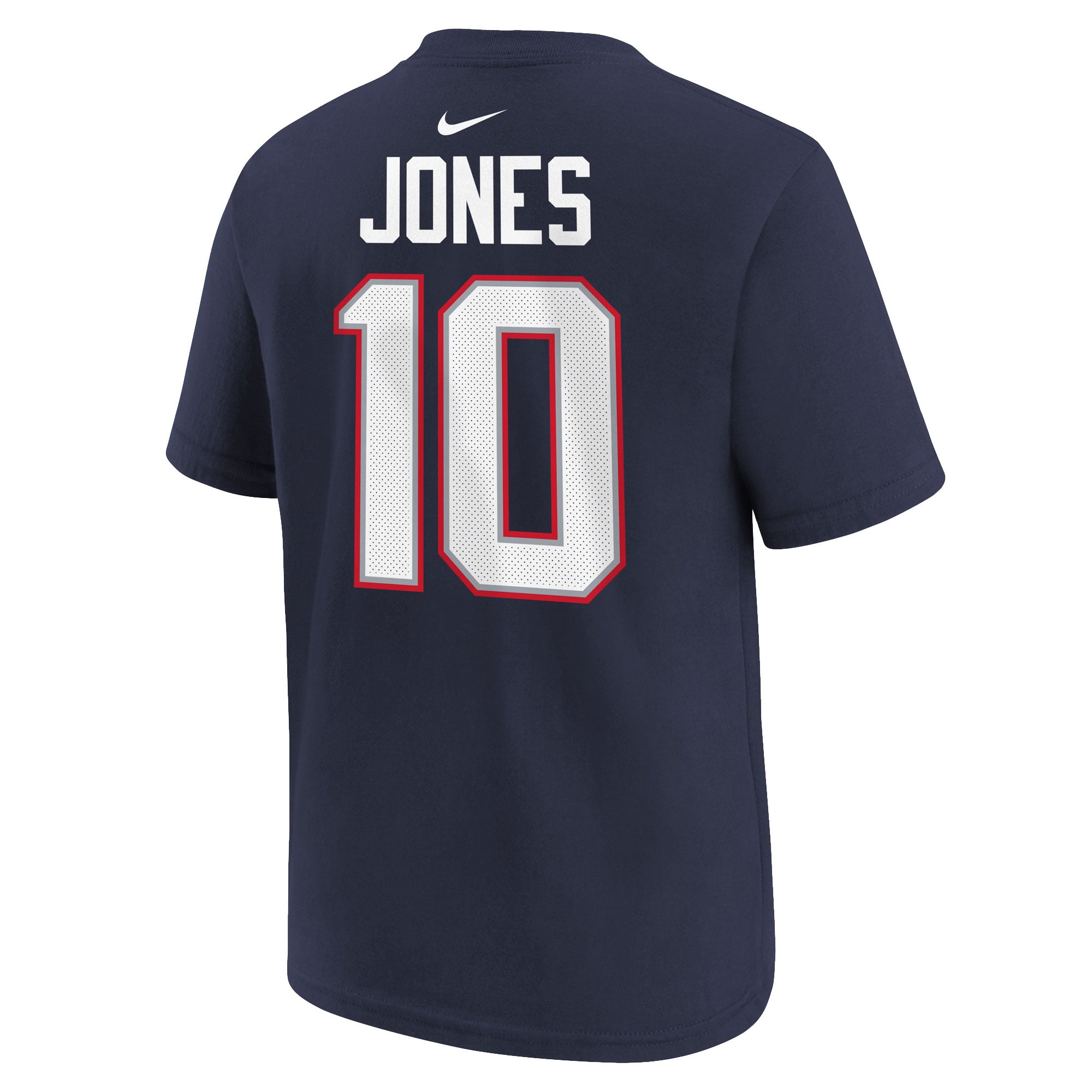 Youth Nike Mac Jones Navy New England Patriots Team Player Name
