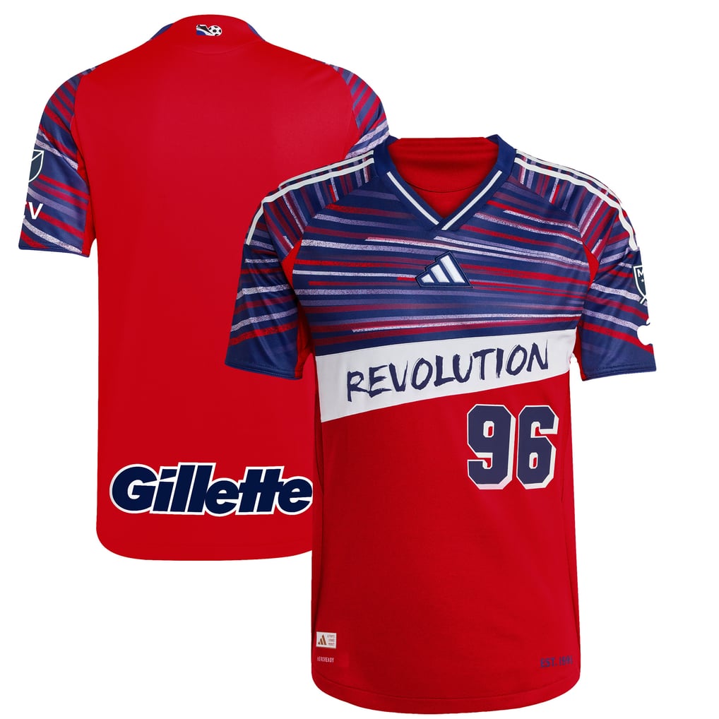 New England Revolution adidas 2025 Third Authentic Jersey - Red