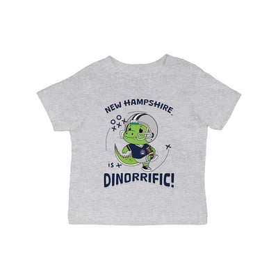 New Hampshire Wildcats Vive La Fete Infant Dinorrific T-Shirt - Gray