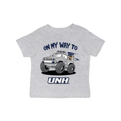New Hampshire Wildcats Vive La Fete Infant On My Way T-Shirt - Gray