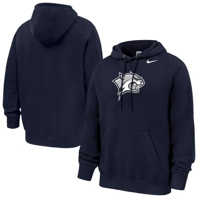 New Hampshire Wildcats Nike Club Fleece Hoodie - Navy