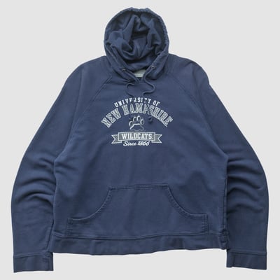 New Hampshire Wildcats Joans and Mitchell 2010s Hooded Pullover Sweatshirt - Navy - M by Fanatics Real Vintage