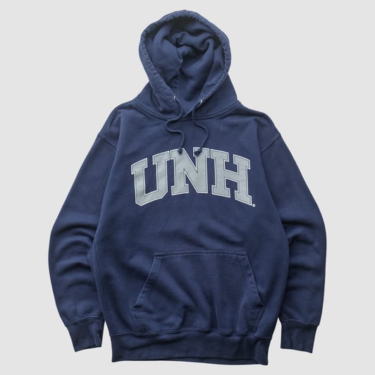 New Hampshire Wildcats MV Sport 2010s Hooded Pullover Sweatshirt - Navy - XS by Fanatics Real Vintage