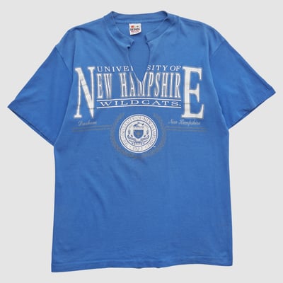 New Hampshire Wildcats Signal 90s T-shirt - Blue - S by Fanatics Real Vintage