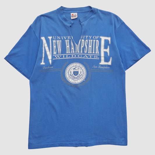New Hampshire Wildcats Signal 90s T-shirt - Blue - S by Fanatics Real Vintage