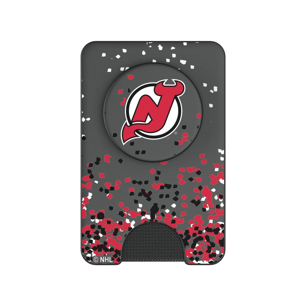 New Jersey Devils Keyscaper Confetti PopSockets Magnetic Wallet