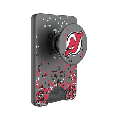 New Jersey Devils Keyscaper Confetti PopSockets Magnetic Wallet