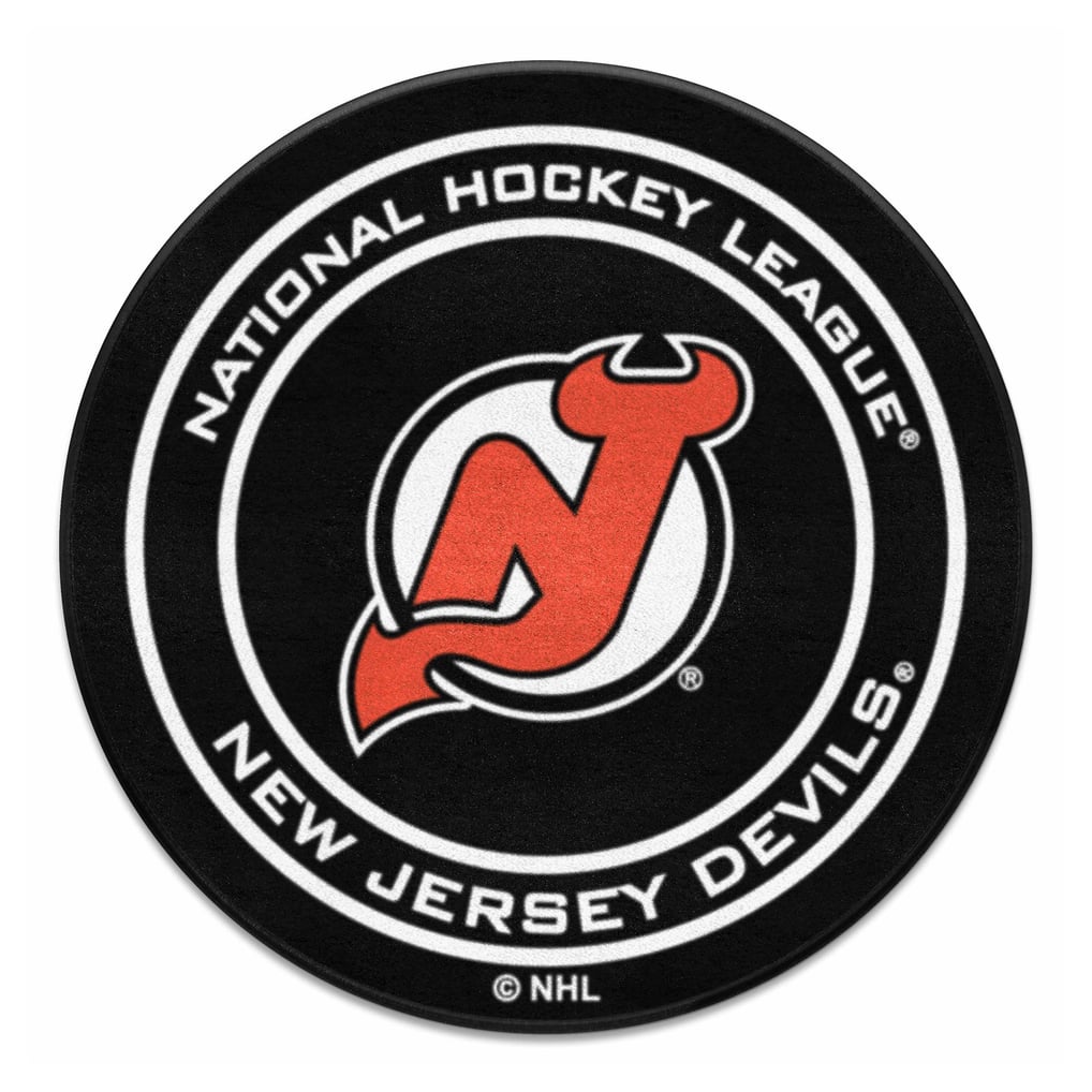 New Jersey Devils Logo Brands 27" Diameter Puck Mat