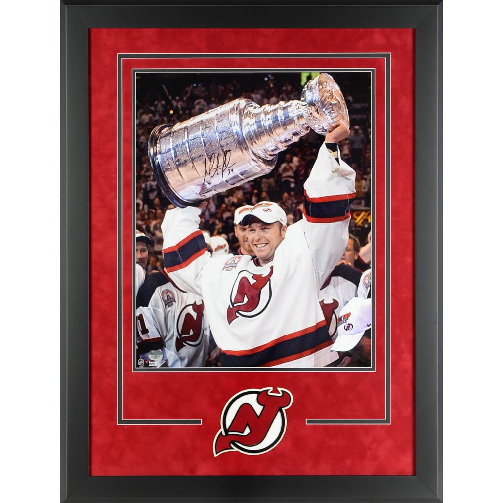 Martin Brodeur New Jersey Devils Fanatics Authentic Deluxe Framed Autographed 16" x 20" Raising Cup Photograph