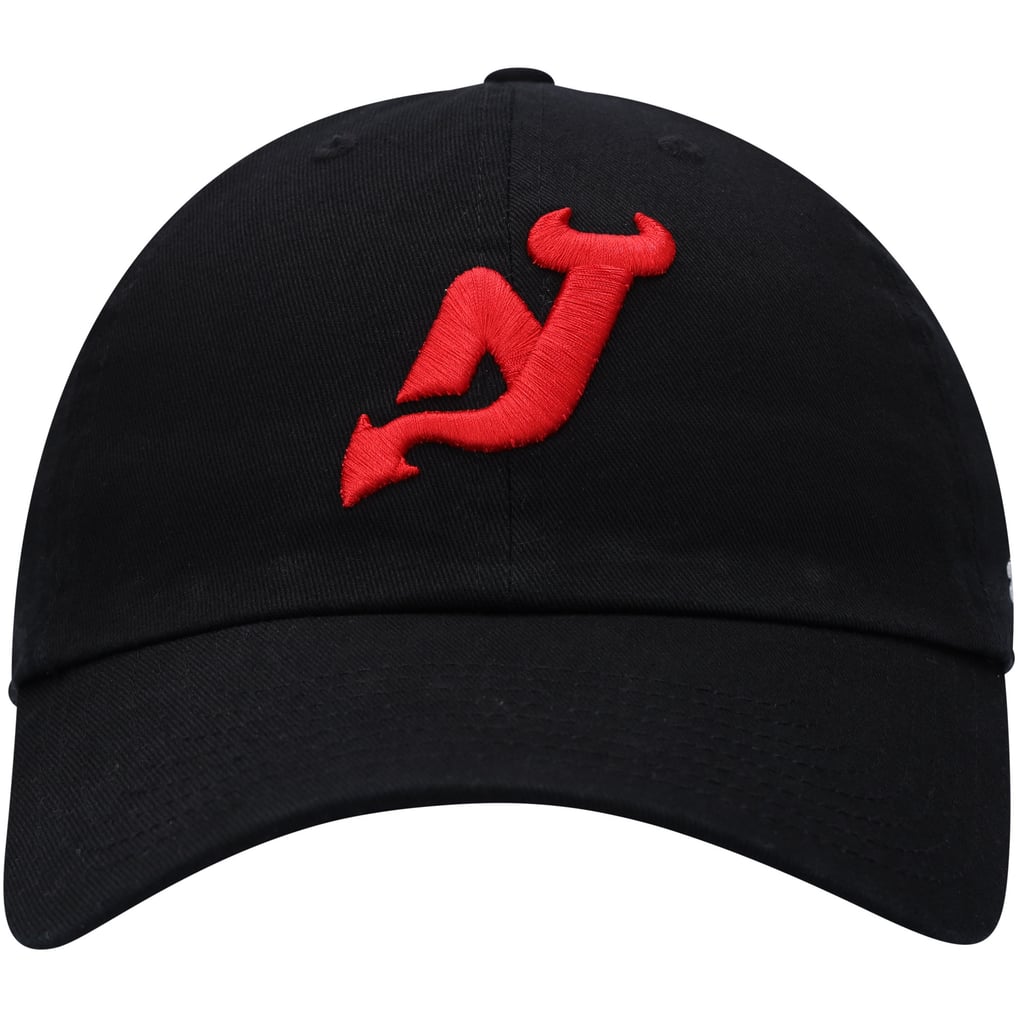 New Jersey Devils '47 Alternate Logo Clean Up Adjustable Hat - Black