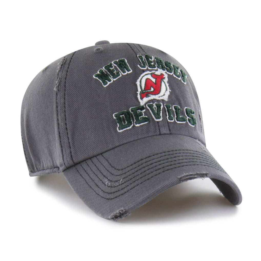 New Jersey Devils '47 Seymoore Distressed Applique Clean Up Adjustable Hat - Black