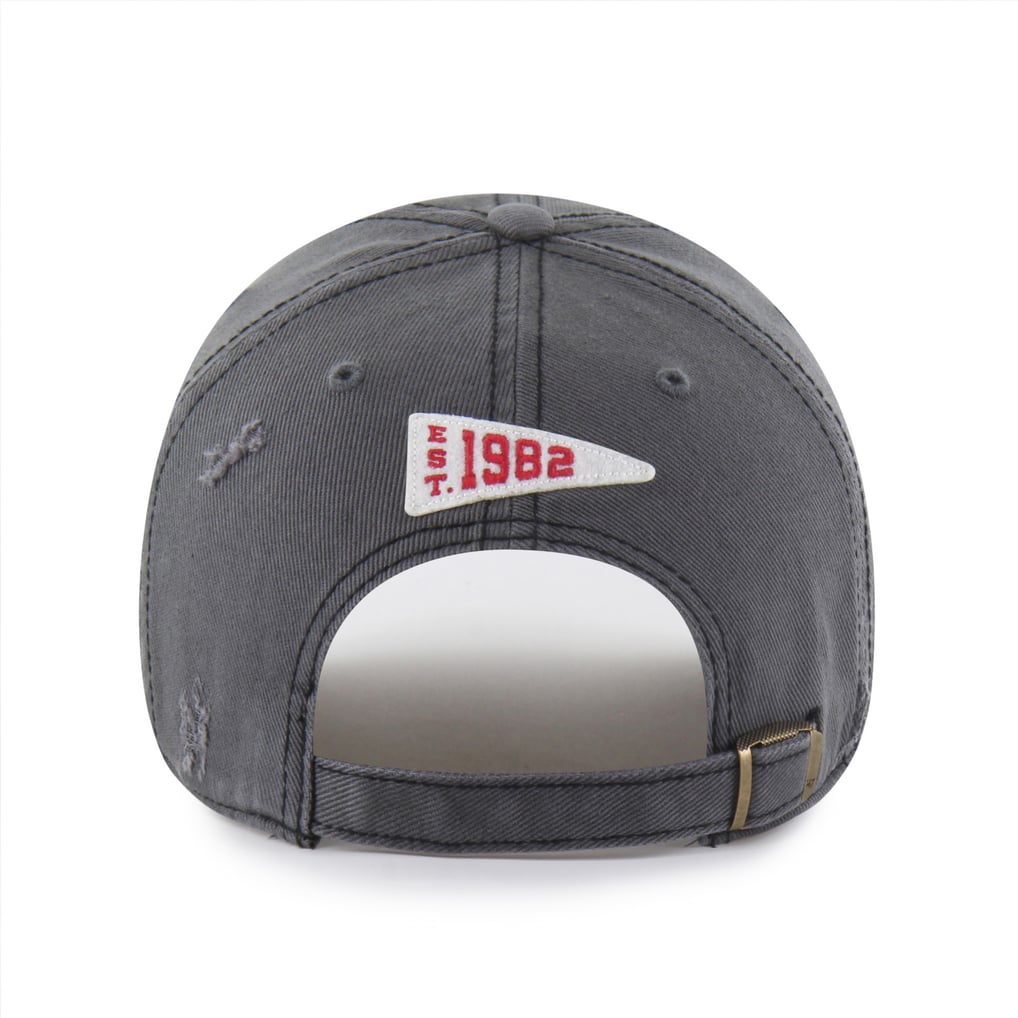 New Jersey Devils '47 Seymoore Distressed Applique Clean Up Adjustable Hat - Black
