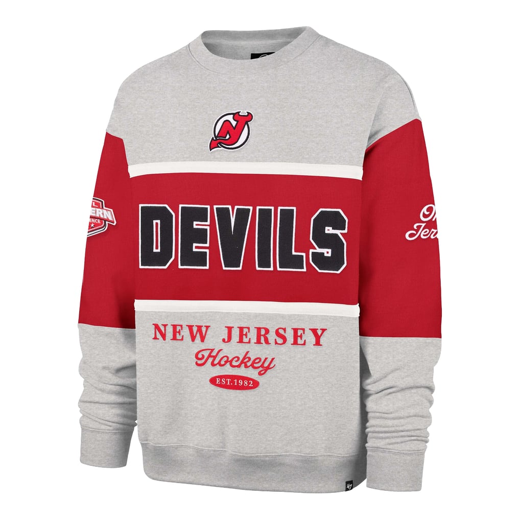  New Jersey Devils '47 Fall Maximilist Crew Sweatshirt - Gray
