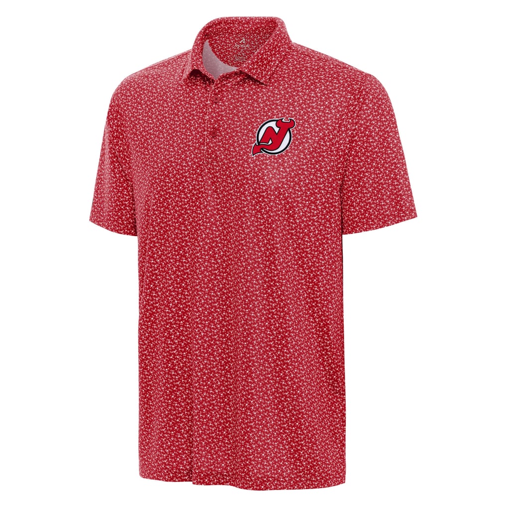 New Jersey Devils Antigua Vigorous Polo - Red