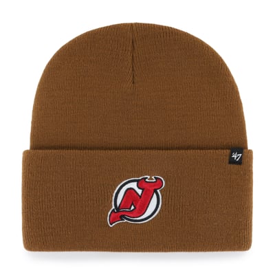 New Jersey Devils Carhartt x '47 Cuffed Knit Hat - Brown