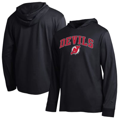 New Jersey Devils Champion All-Star Lightweight Hooded Long Sleeve T-Shirt - Black