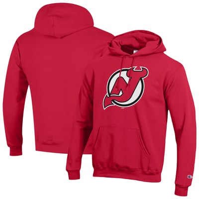 New Jersey Devils Champion Primary Logo Pullover Hoodie - Red