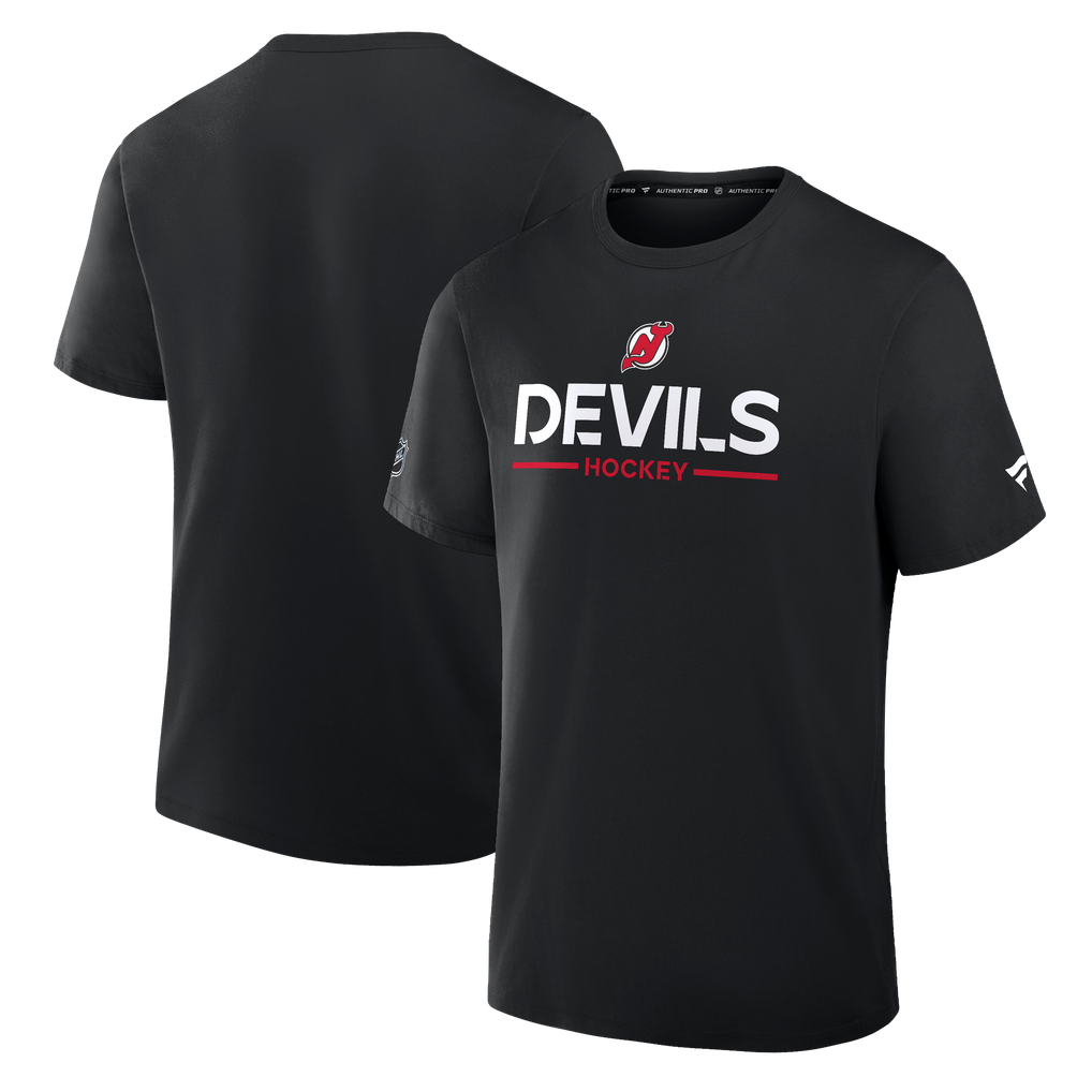 New Jersey Devils Fanatics Authentic Pro Primary T-Shirt - Black