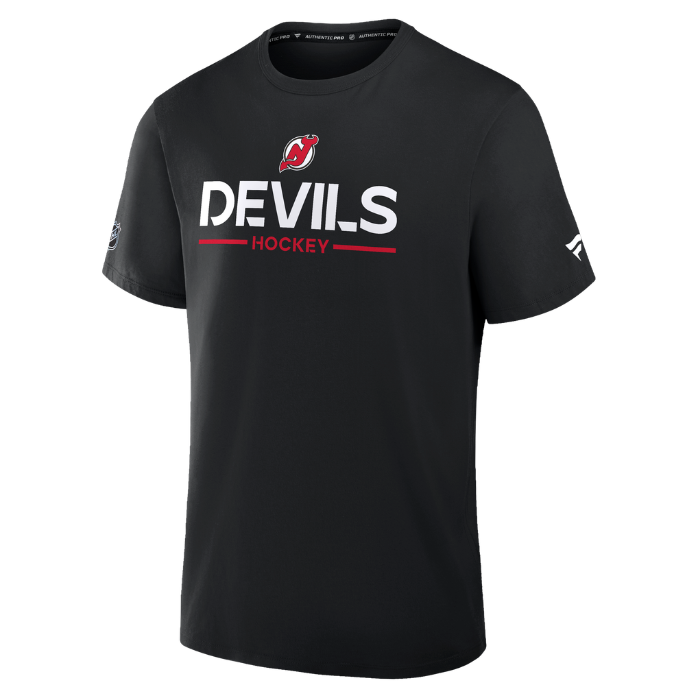 New Jersey Devils Fanatics Authentic Pro Primary T-Shirt - Black