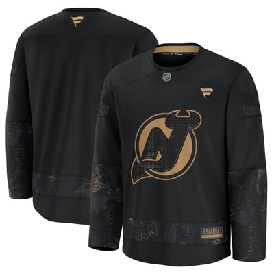  New Jersey Devils Fanatics Military Appreciation Practice Jersey - Black