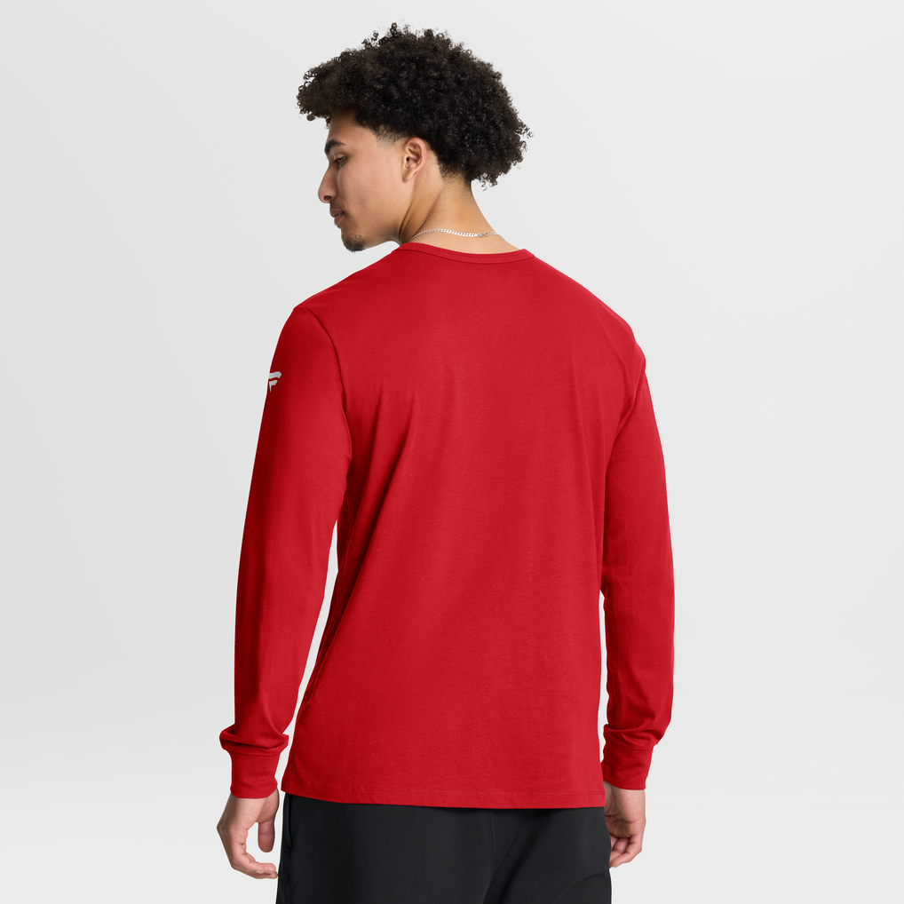 New Jersey Devils Fanatics Authentic Pro Property Of Practice Long Sleeve T-Shirt - Red