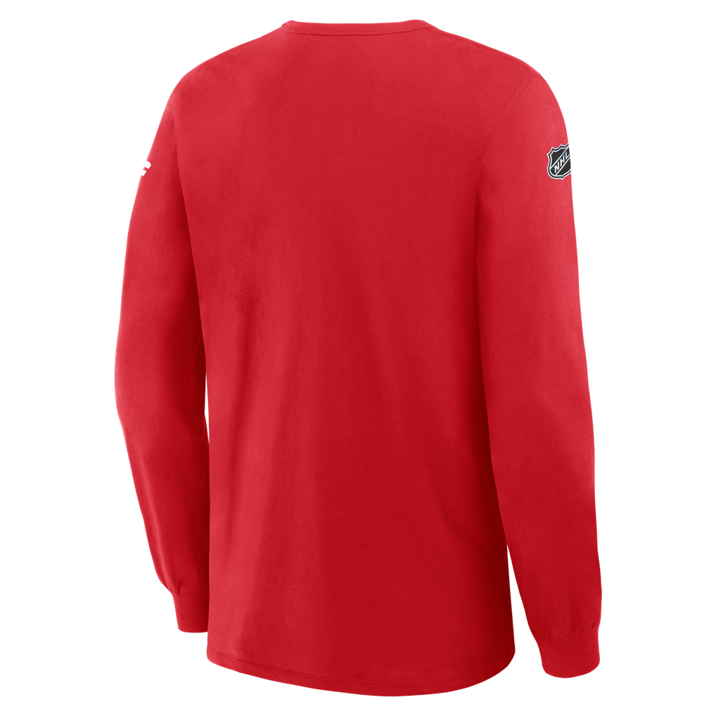 New Jersey Devils Fanatics Authentic Pro Property Of Practice Long Sleeve T-Shirt - Red