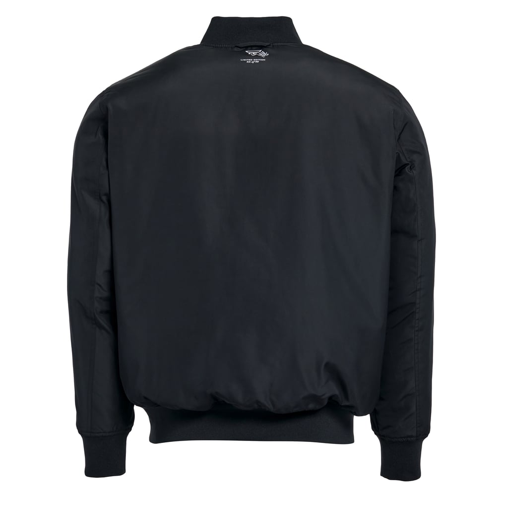 Martin Brodeur New Jersey Devils FE Reversible Full-Zip Bomber Jacket - Black