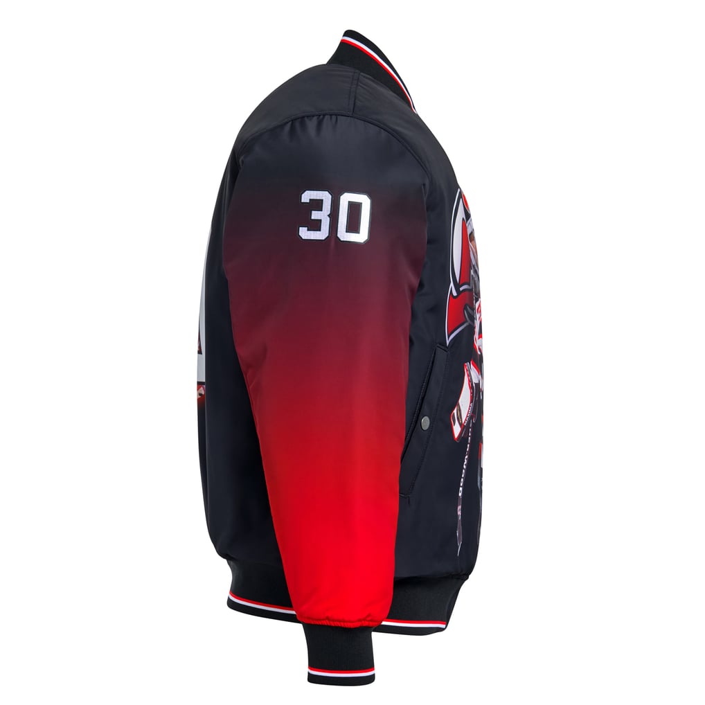 Martin Brodeur New Jersey Devils FE Reversible Full-Zip Bomber Jacket - Black