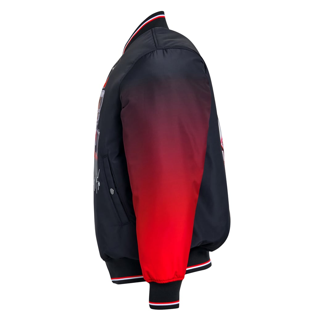 Martin Brodeur New Jersey Devils FE Reversible Full-Zip Bomber Jacket - Black