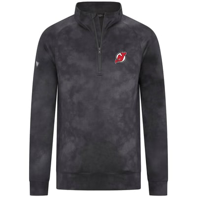  New Jersey Devils Levelwear Atlas Quarter-Zip Pullover - Charcoal