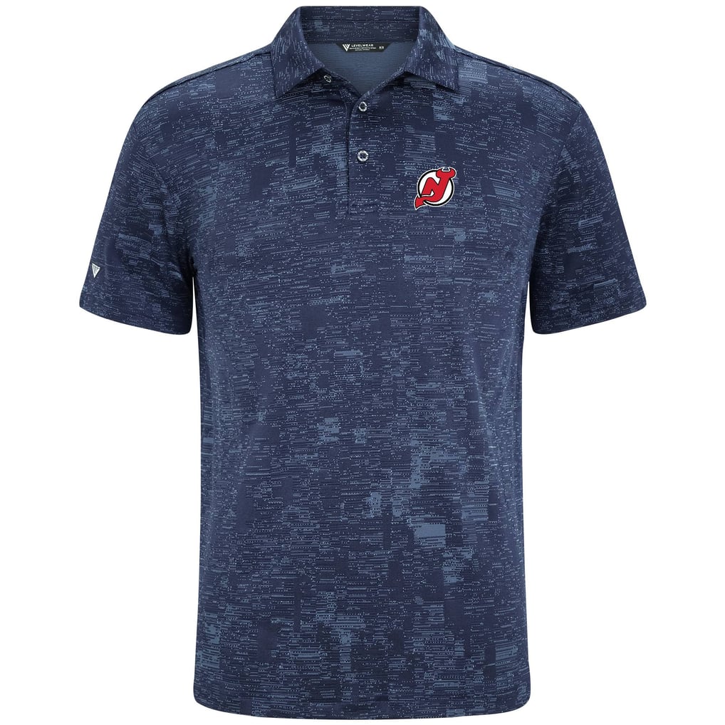 New Jersey Devils Levelwear Data Polo - Navy