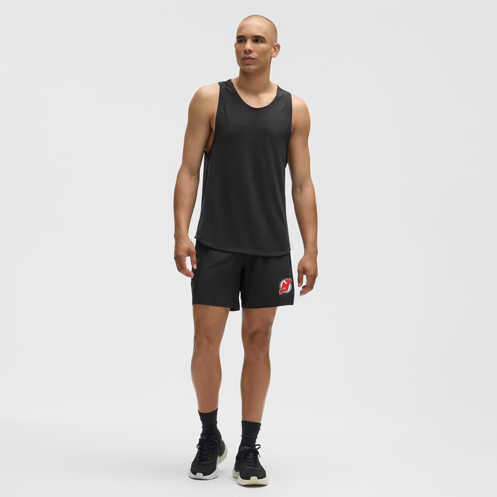 New Jersey Devils lululemon Pace Breaker Linerless Short 7" - Black