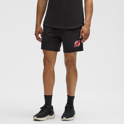 New Jersey Devils lululemon Pace Breaker Linerless Short 7" - Black
