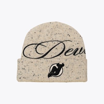 New Jersey Devils Mitchell & Ness Cookies & Cream Cuffed Knit Hat