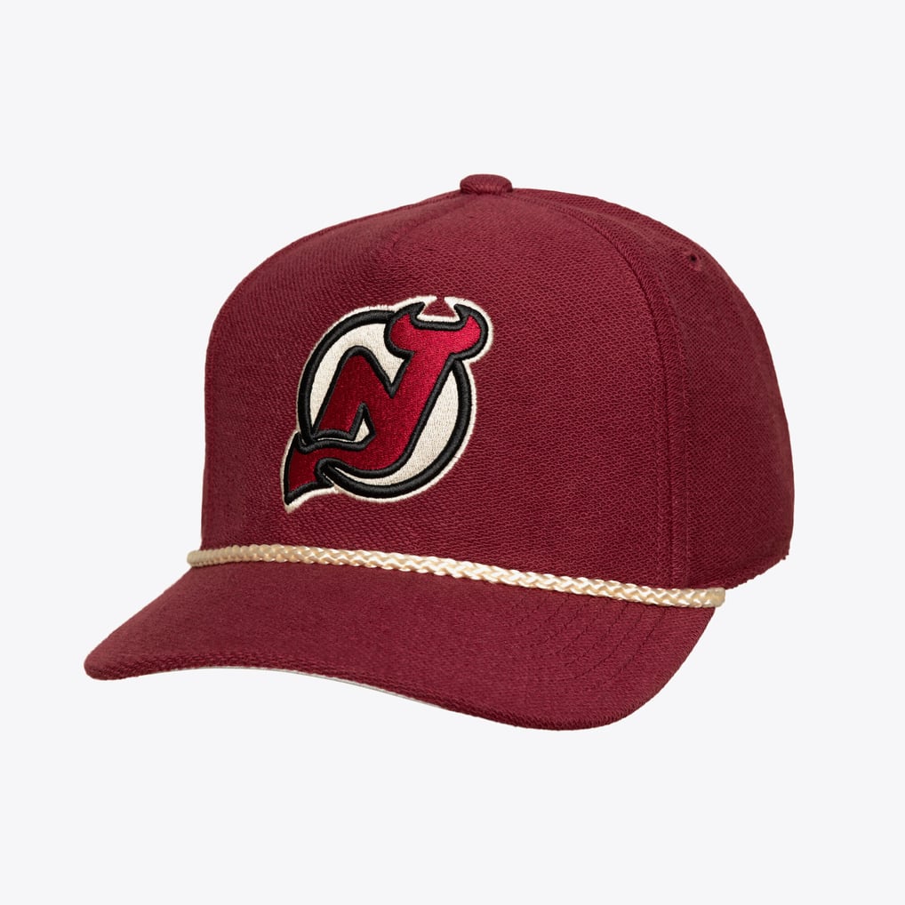  New Jersey Devils Mitchell & Ness Heritage Hues Pro Crown Snapback Hat - Red