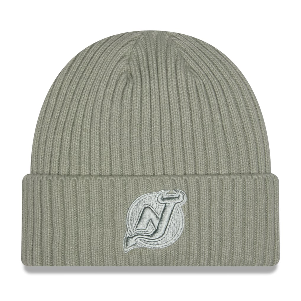 New Jersey Devils New Era Color Pack Cuffed Knit Hat - Sage Green