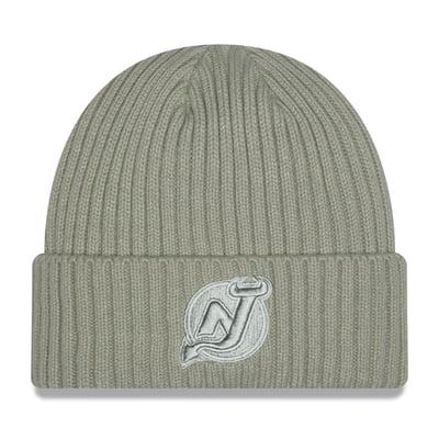 New Jersey Devils New Era Color Pack Cuffed Knit Hat - Sage Green
