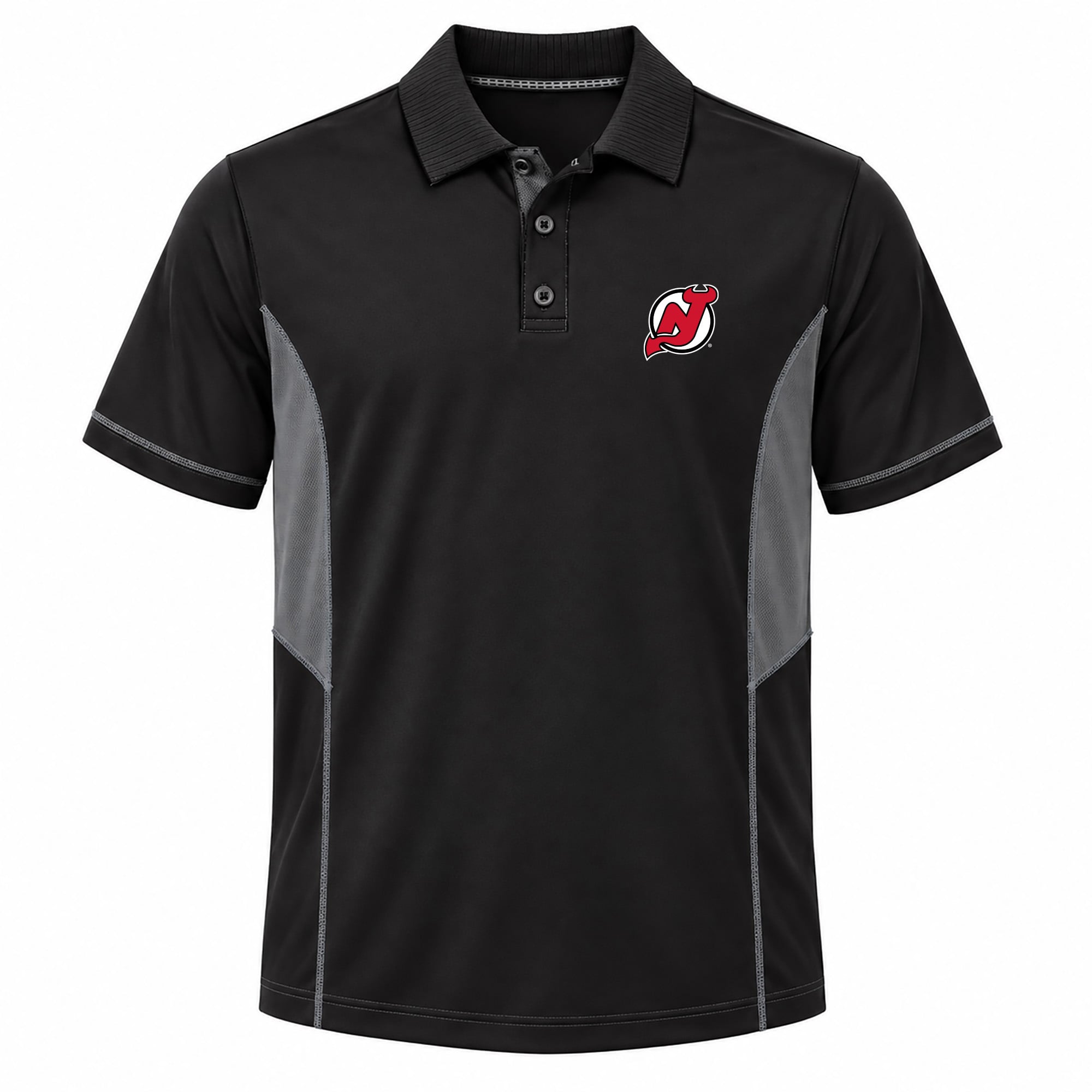 Men's New Jersey Devils Profile Black/Charcoal Big & Tall Color Block ...