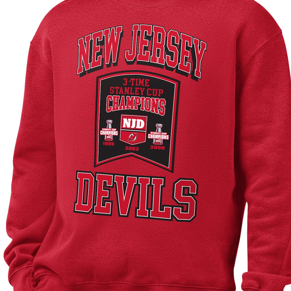 New Jersey Devils Starter From The Rafters Sweatshirt - Red