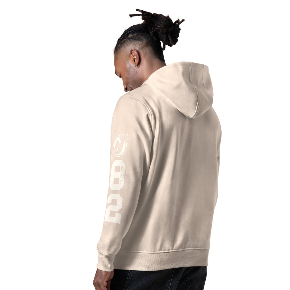 New Jersey Devils Starter Locker Room Hoodie - Tan