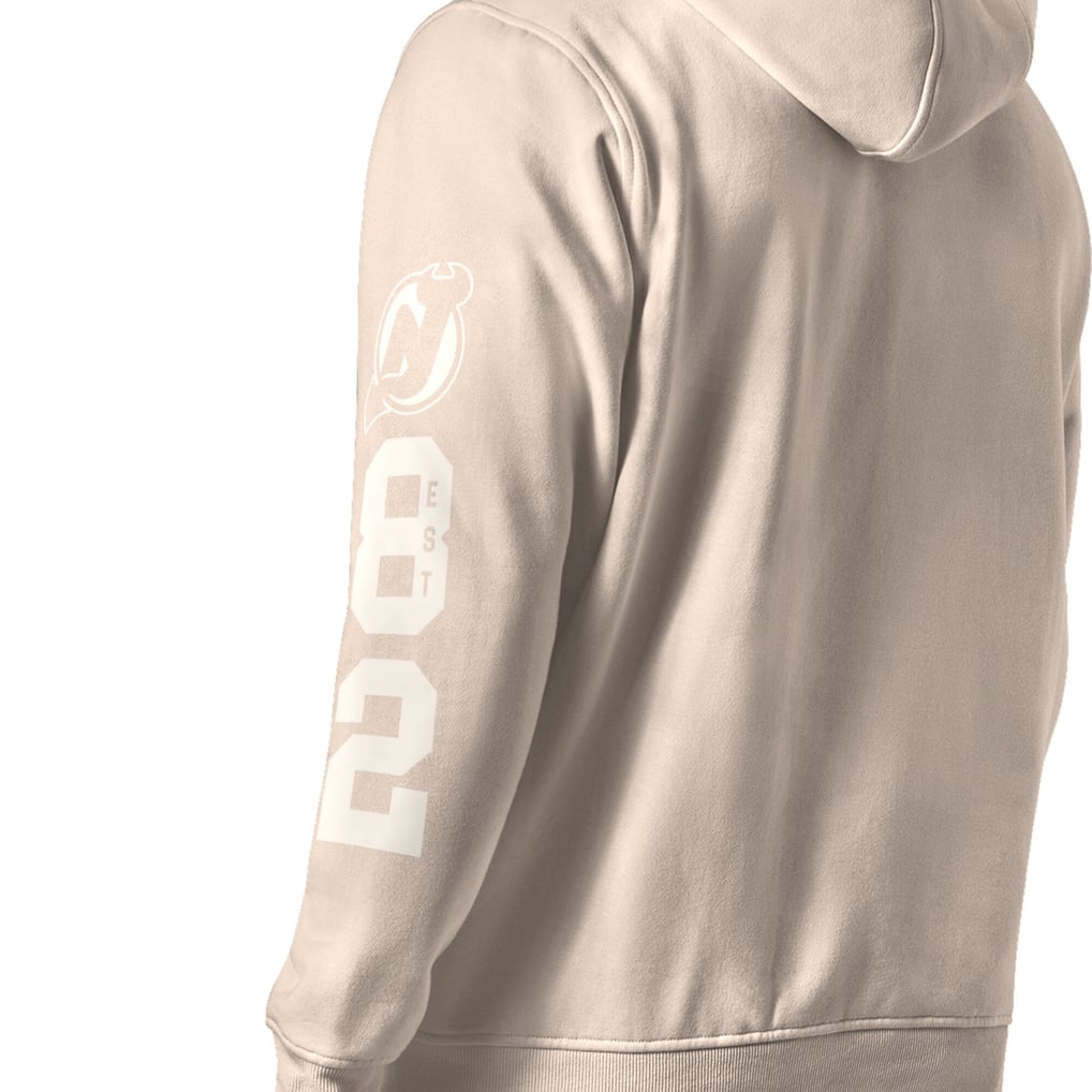 New Jersey Devils Starter Locker Room Hoodie - Tan