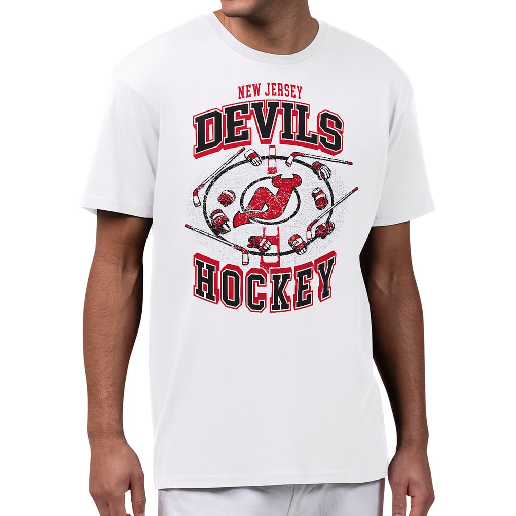 New Jersey Devils Starter Tilly T-Shirt - White
